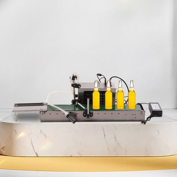 TOOL1SHOooSingle Head Automatic Conveyor Belt Liquid Filling Machine Cans Bottles Filler