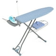 thumbnail image 1 of TOOLF Ironing Board, Multi-use Iron Board with Hanger & Iron Rest, 7 Adjustable Heights, 43x13", Blue, 1 of 8