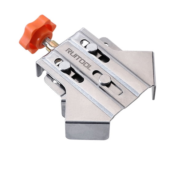 TOOLGOOD 90 Degree Right Angle Clamp for Woodworking,Multipurpose Stainless Steel T-shaped Clamp,Single Handle 90 Degree Corner Clamping Tool with Adjustable Swing Jaw, Gifts for Men Dad Opened