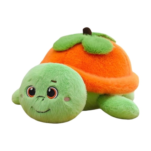 TOOLGOOD Cuddly Big Soft Toys Plush Pumpkin Sea Turtle Stuffed Animals Toy Cushion Doll, Tortoise Plushie Toys Best Birthday Christmas Great Anniversary Fiesta Gift for Party Favors as show