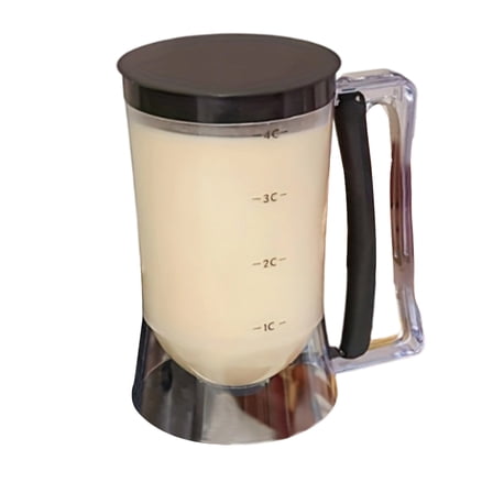 TOOLGOOD Pancake stick dispenser, pancake dispenser bottle, perfect for making pancakes, cupcakes, waffles, cakes, and cream. Tool easy pouring bottle Black