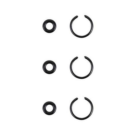 TOOLGUY REPUBLIC 3/8" Impact Retaining Ring Clip with O-Ring fits Milwaukee Type Wrenches - 3 Sets