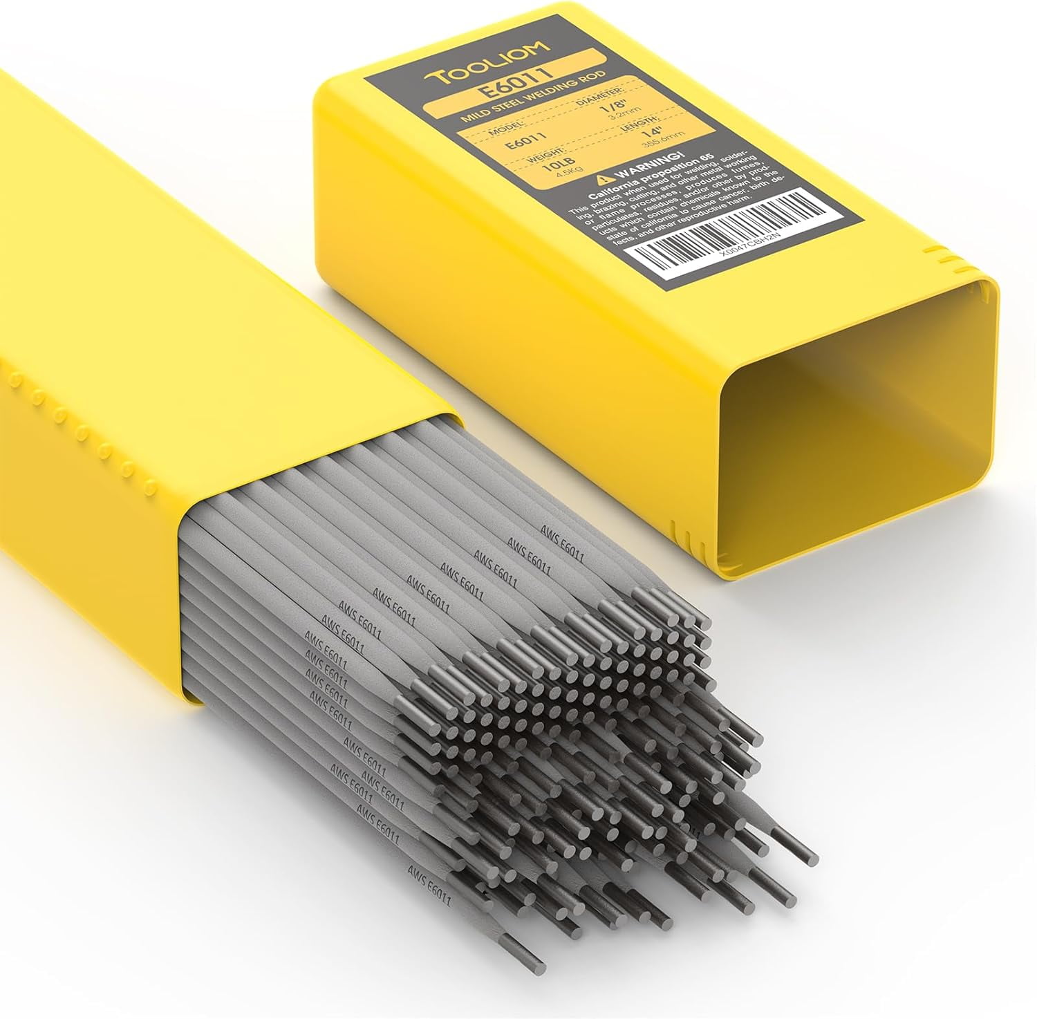 TOOLIOM E6011 Low Hydrogen Welding Rod 1/8" 5LB Carbon Steel Stick