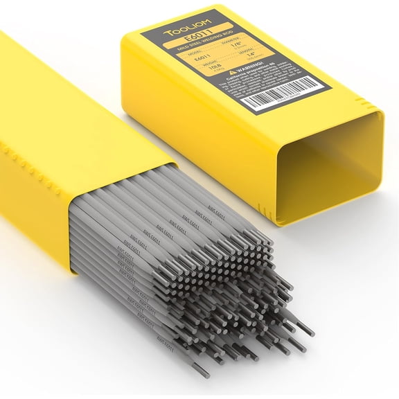 TOOLIOM E6011 Welding Rod 1/8" 10LB Carbon Steel Stick Electrodes