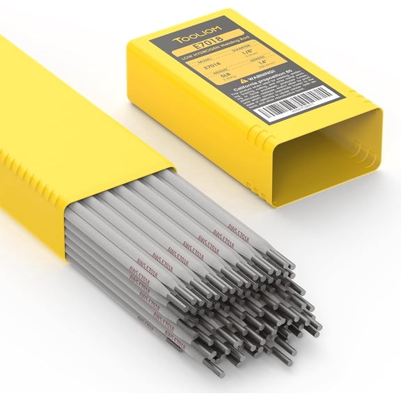 TOOLIOM E7018 Low Hydrogen Welding Rod 1/8" 5LB Carbon Steel Stick Electrodes