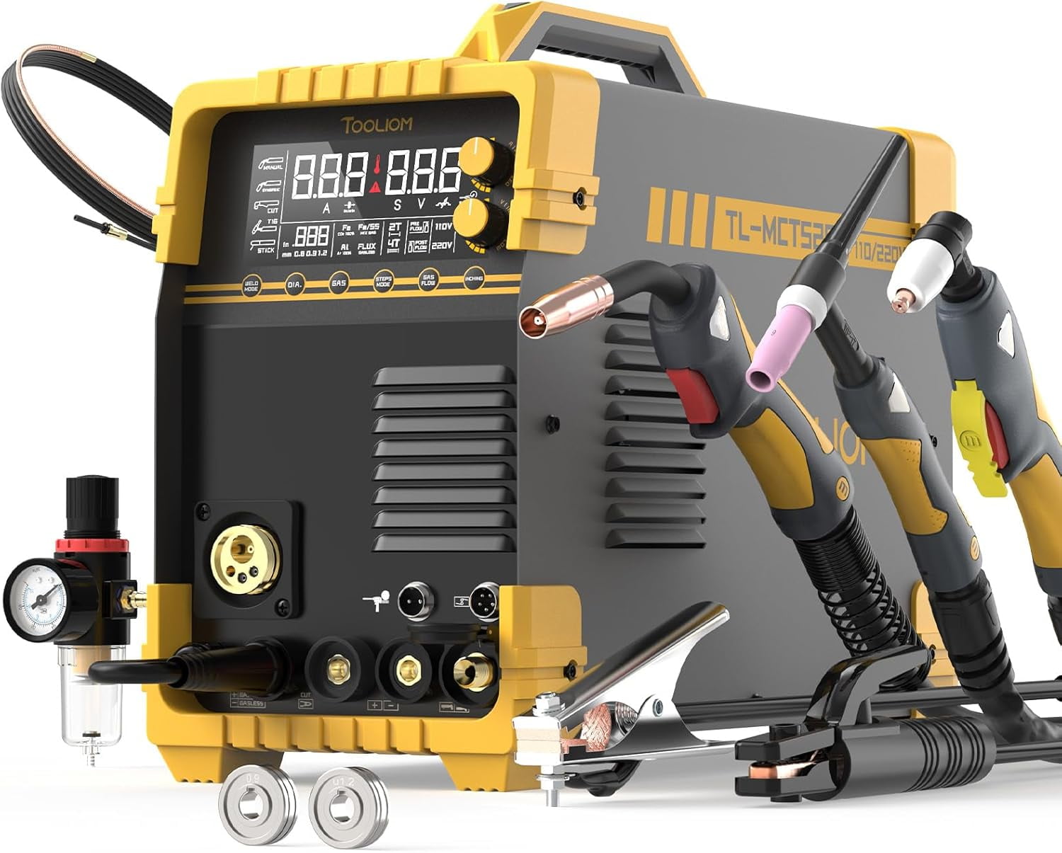 TOOLIOM MIG/TIG/CUT/Stick Welder 5 in 1 Multiprocess Welding Machine ...