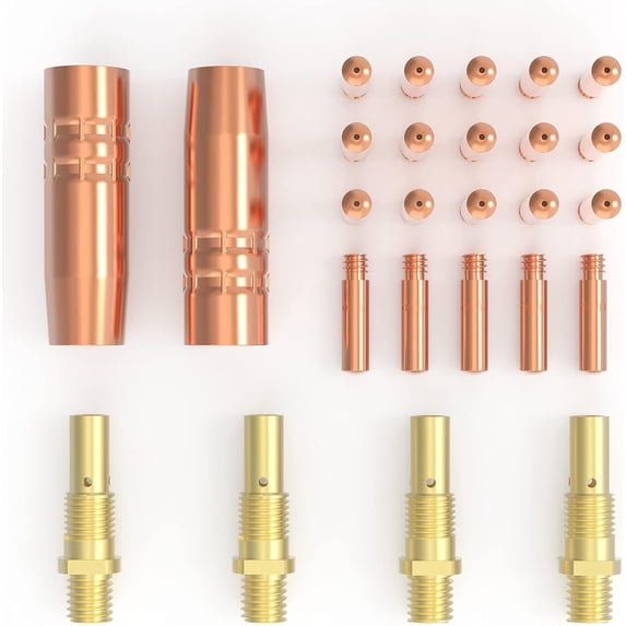 TOOLIOM MIG Welding Gun Kit .030" Tip-Nozzle-Diffuser for TOOLIOM TL-200M Solid Wire MIG Welding(.030" Accessory Kit)