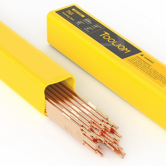 TOOLIOM Mild Steel TIG Welding Rod ER70S-6 TIG Filler Rod 1/8" x 16" 5LB Welding Wire
