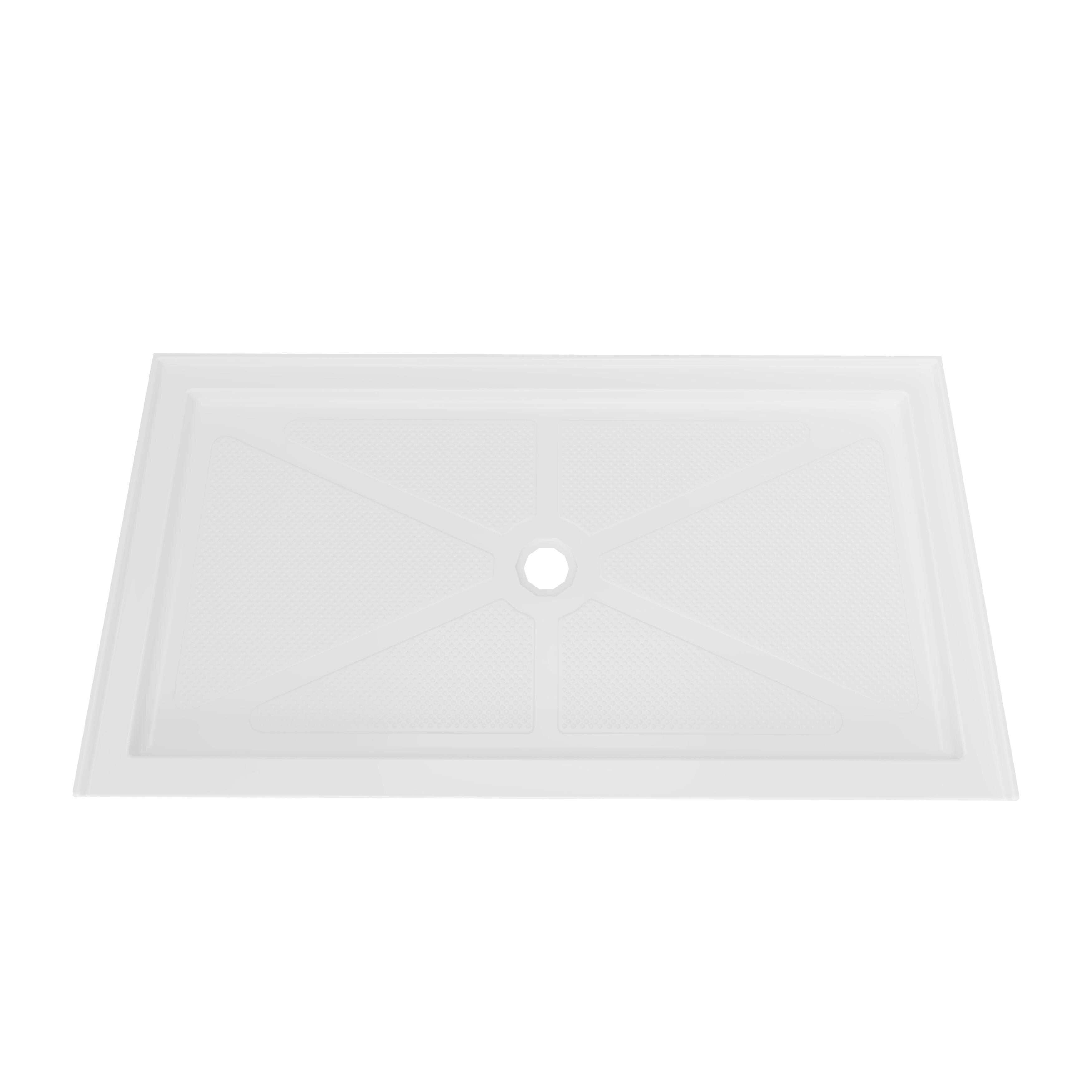 TOOLKISS 60 in.L Single Threshold Shower Base, Left / Right / Center