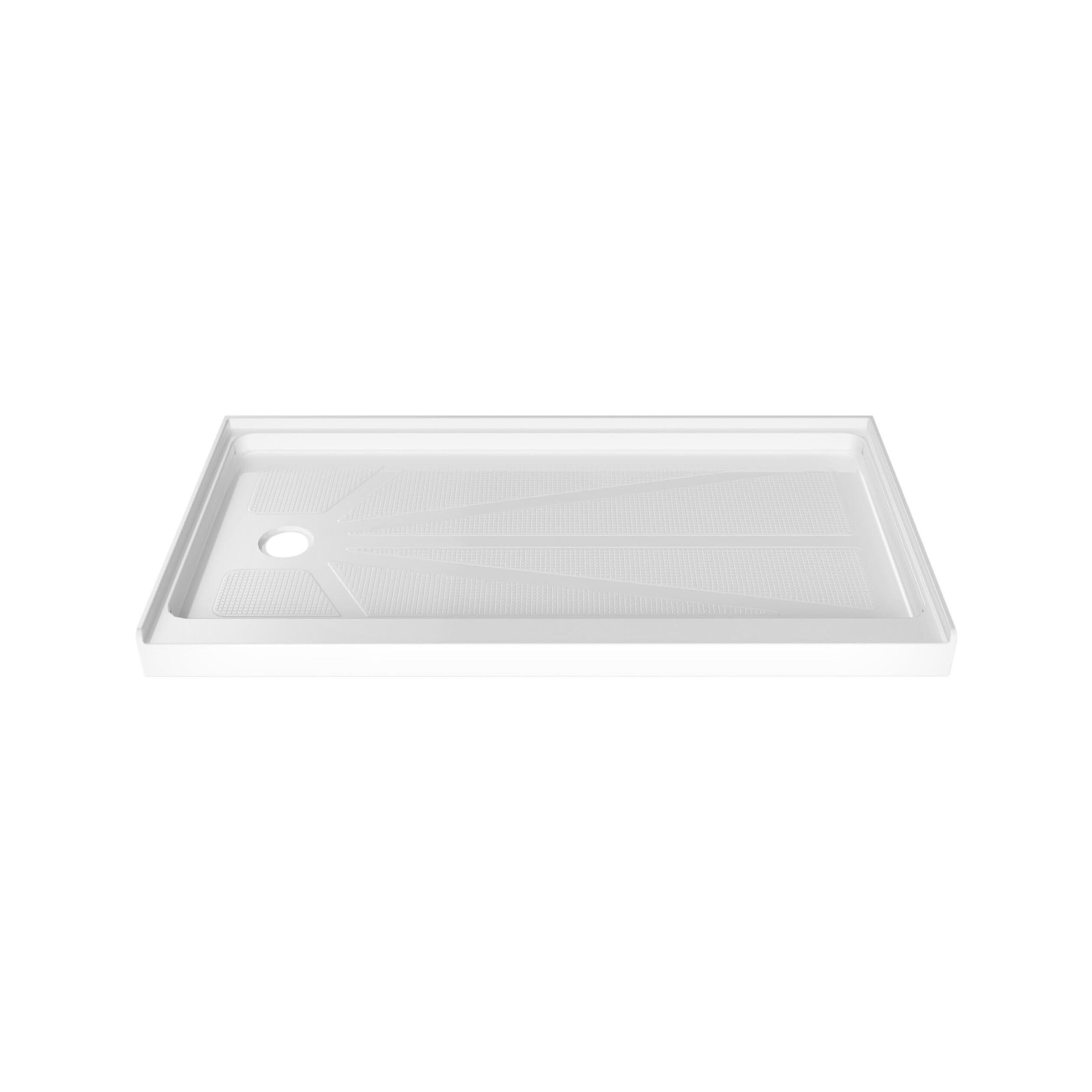TOOLKISS 60 in.L Single Threshold Shower Base, Left / Right / Center