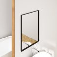 thumbnail image 1 of TOOLKISS  Rectangular Black Frame Bathroom Vanity Mirror with Clear Glass 22 inch.W x 30 inch.H, 1 of 5