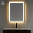 thumbnail image 1 of TOOLKISS Rectangular LED Light Anti-Fog Vanity Mirror with Backlit, Front Light - 24 in. W x 36 in. H, 1 of 5