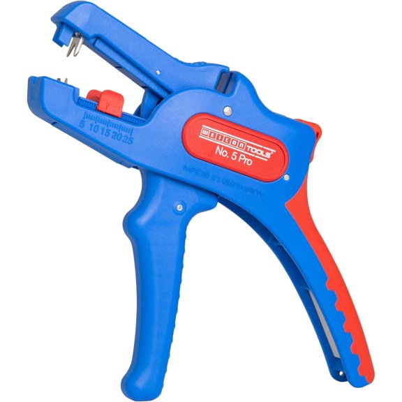 TOOLS Wire Stripper No. 5 Pro | Automatic wire stripper for all common flexible and solid conductors | working range 0,2-16,0 mm | self-adjusting to conductor cross-sectionarge