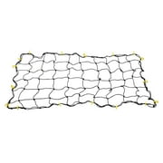 TOOLUXE 50969L Adjustable Cargo Net | 3  x 5  | 36  x 60  | Bungee Net | 16 Sturdy Nylon Hooks | Ideal for Load Hauling, Moving and Camping | Tailgate, Bike Racks, Load Securing