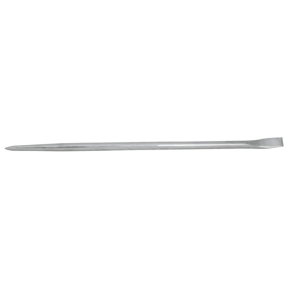 Performance Tool W2033 30-Inch Round Stock Pry Bar with Alignment Point and Bent Chisel End, 7/8-Inch Diameter, Forged Alloy Steel
