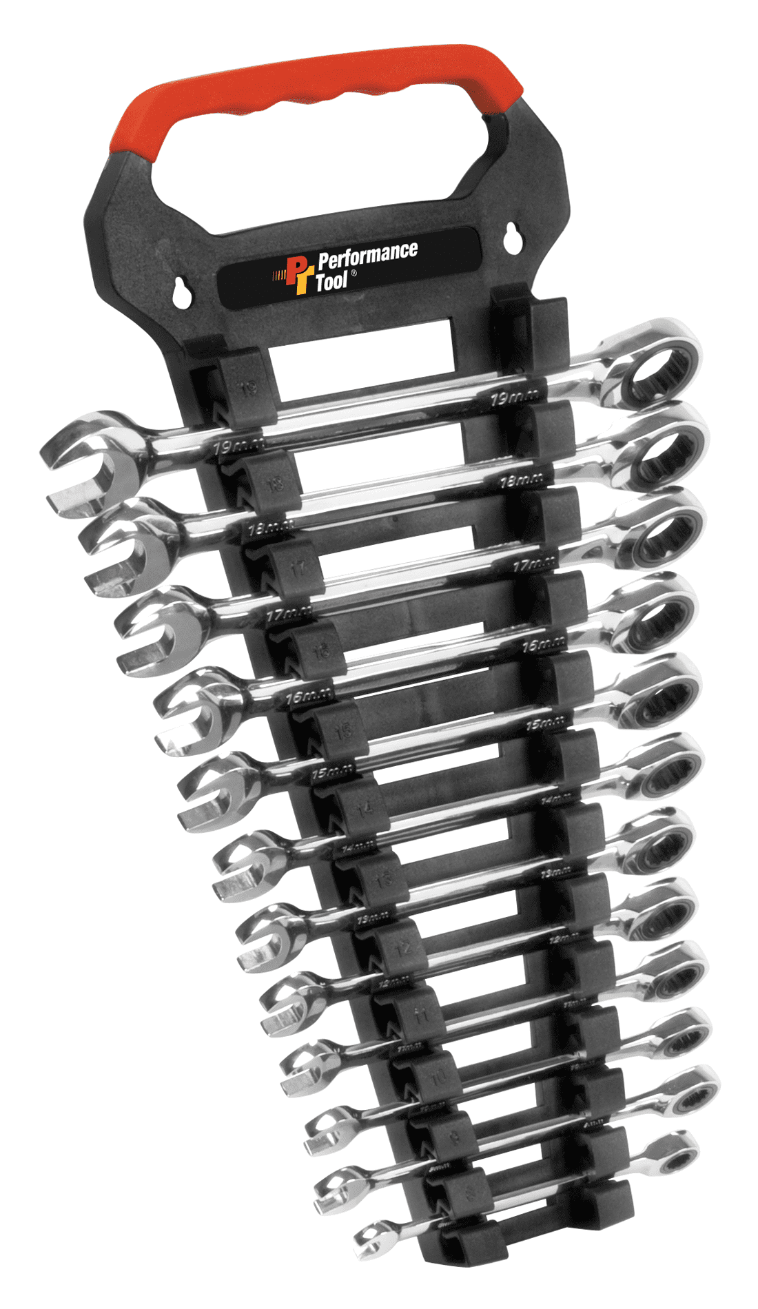 12 Piece Met Ratcheting Wrench Set