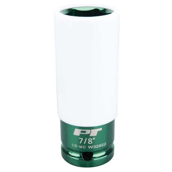 Performance Tool W32922 Performance Tool 1/2-Inch Impact Drive 7/8-Inch Thin Wall Socket , Green