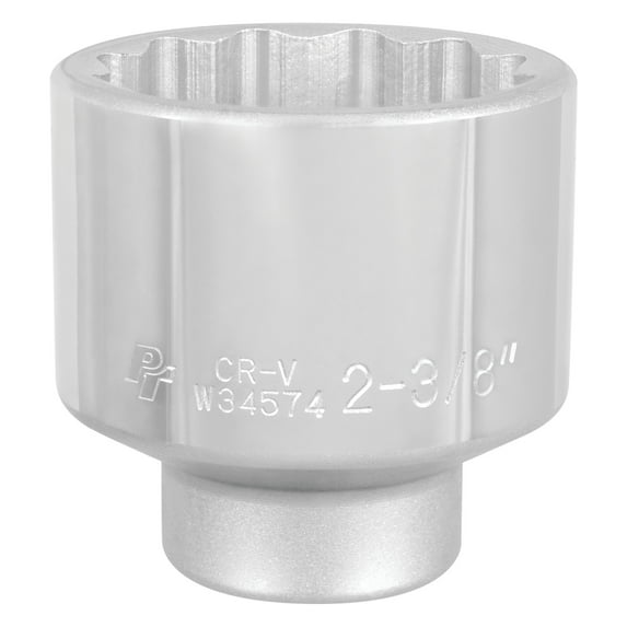 Performance Tool W34574 3/4-Inch Drive 12-Point SAE Standard Socket, 2-3/8-Inch