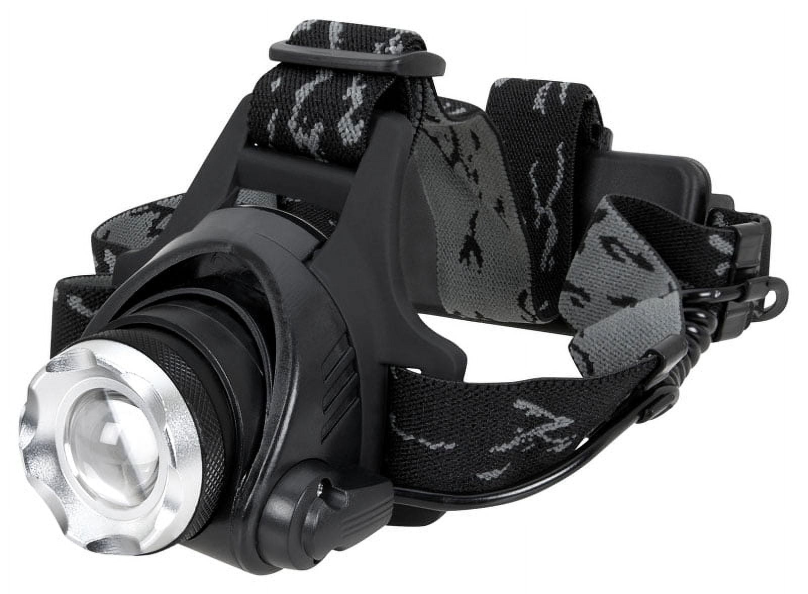 Performance Tool 560 LED 500 Lumen Rechargeable Headlamp - Lightweight and Durable Headlight for Outdoor Adventures and Emergency Situations