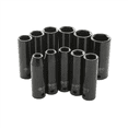 thumbnail image 1 of Wilmar Corp. / Performance Tool 11 Piece 1/2" Drive SAE DW Impact Socket Set, 1 of 2