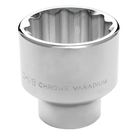Performance Tool W34568 3/4-Inch Drive 12-Point SAE Standard Socket, 2-1/8-Inch