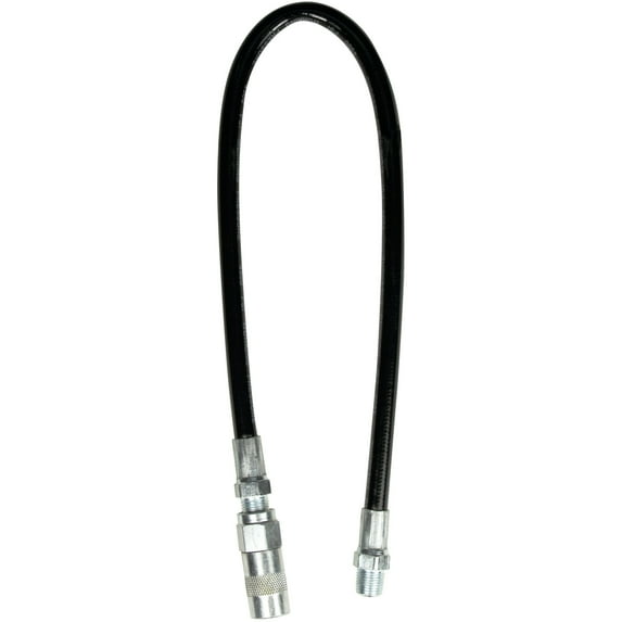 Performance Tool W54211 18-Inch Flex Grease Gun Hose Extension With Coupler, 4,500 Working PSI (1/8 NPT)
