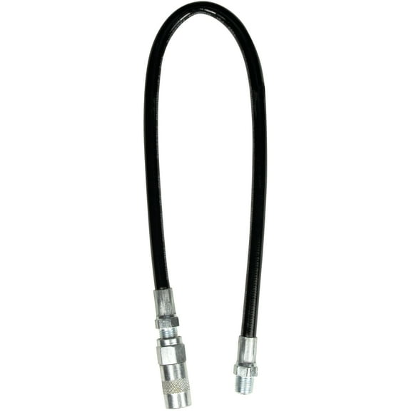 Performance Tool W54211 18-Inch Flex Grease Gun Hose Extension With Coupler, 4,500 Working PSI (1/8 NPT)
