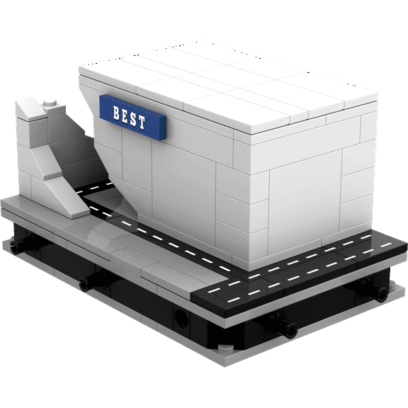 TOONIFY Building Blocks Architecture Set with Quick-Detached Structure, Mini City Store Display Model for Home Decor, Shop Building Construction Toy for Adults and Kids -169 PCS (Best Store)