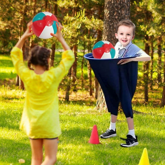 TOOPOOT Competitive Pants Obstacle Challenge - Comical Outdoor Team Game for Lawn Parties & Events With 8 balls