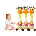 thumbnail image 1 of TOOPOOT Musical Giraffe – Interactive voice, repeats speech, sings/dances, records messages, fits indoor/outdoor, baby gift (3PC), 1 of 8