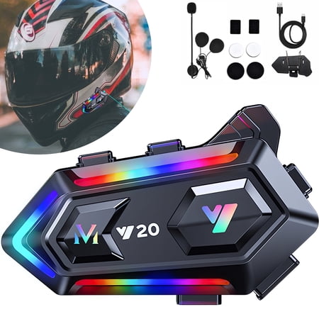 TOOPOWER Motorcycle Bluetooth Intercom For Headset Helmet With MIC Helmet Accessories Bluetooth Speaker