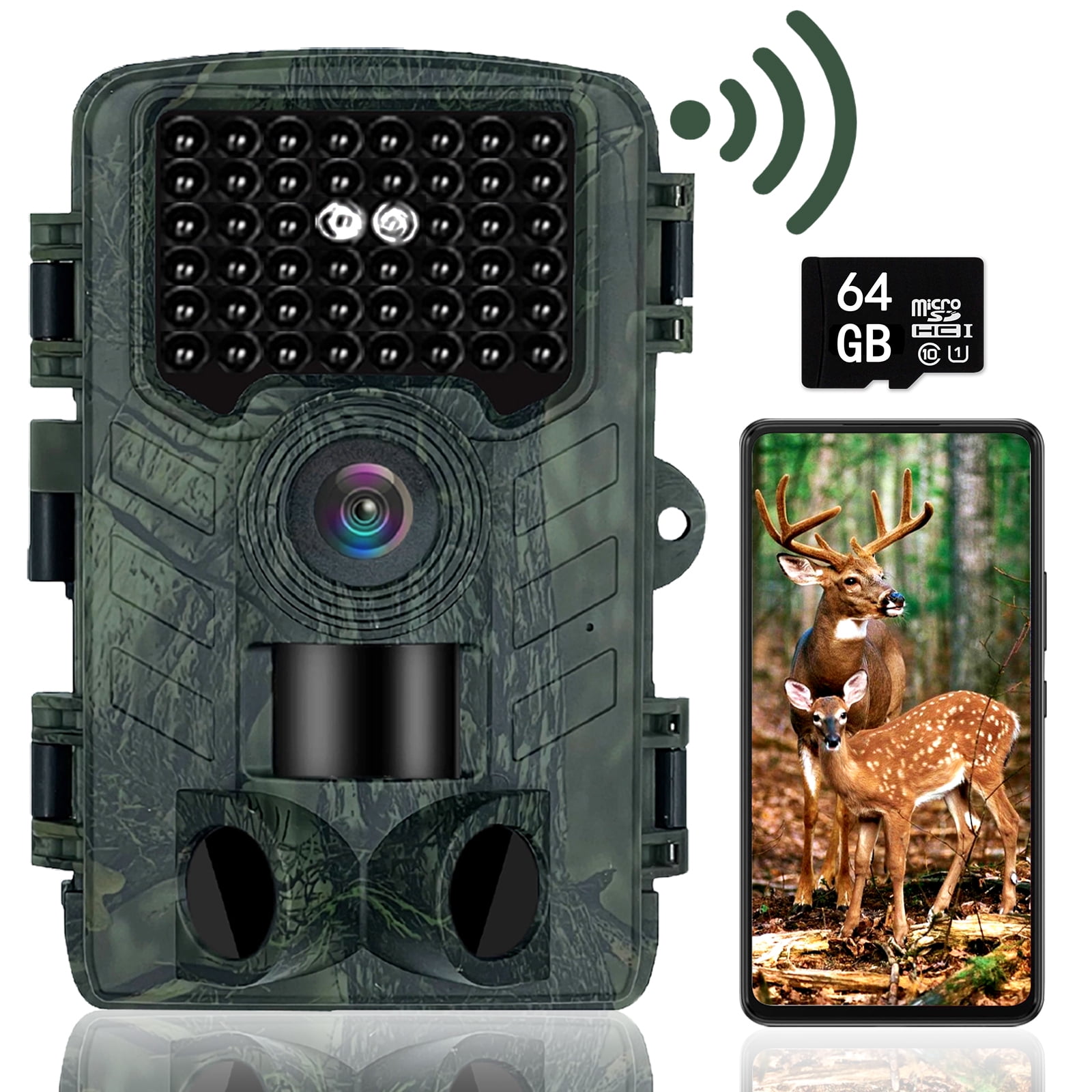 TOOPOWER Trail Camera 2.7K 48MP Hunting Game Camera with Night Vision