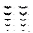 thumbnail image 1 of TOOPTY 3D Bat Wall Decor Lights with Waterproof PVC Material, Halloween Bats Decorations for Outdoor Party Supplies and Window Desk Door Decorations, 1 of 4