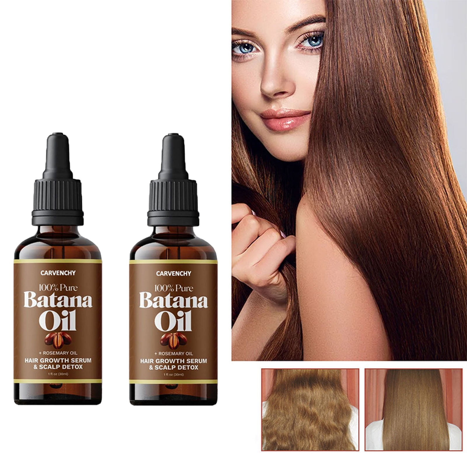 TOOPTY Batana Oil with Rosemary for Hair Growth, Nourish Scalp 