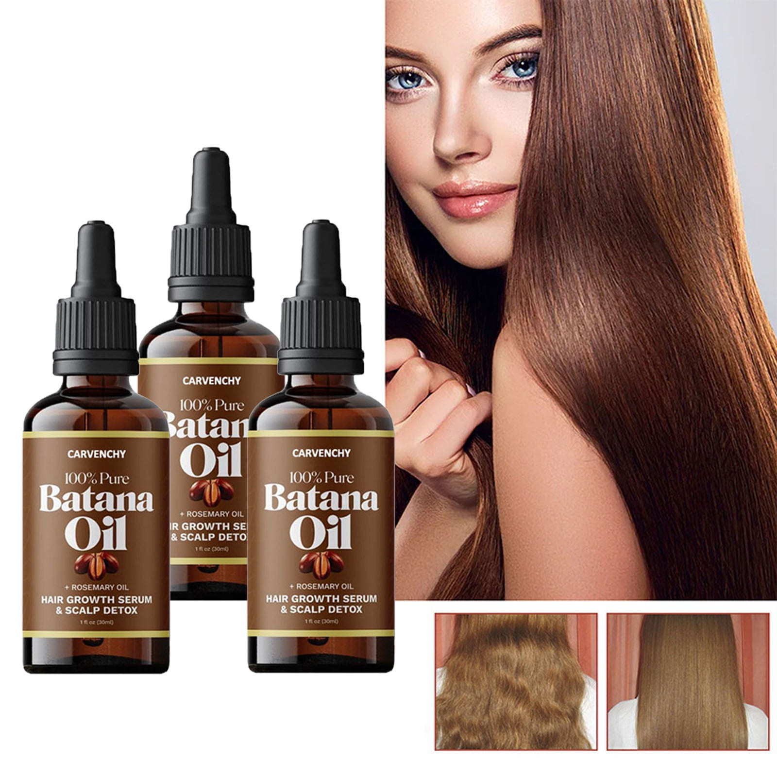 TOOPTY Batana Oil with Rosemary for Hair Growth, Nourish Scalp 