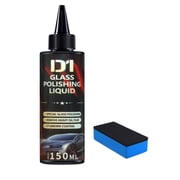 TOOPTY Glass Polishing Liquid D1, 2025 Car Glass Oil Film Remover and Auto Scratch Repair Compound, Car Compound Windshield for Coating Spray,Removes Swirls,Scratches,Wiper Marks.150ml