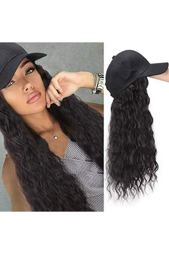 Long CurlsWig Cap Long Hair Baseball Cap Ball Caps Casual Hat With Wig