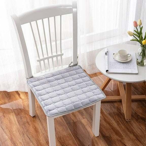 TOOPTY Non-Slip Seat Cushion for Dining Chairs - Thick Foam Office Student Home Cushion, Washable Chair Pad with Orthopedic Support