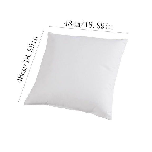 TOOPTY Pillow Inserts Soft, Throw Pillow Insert Premium Stuffer Sham Square Form for Decorative Cushion Bed Couch Sofa Chair,48*48cm,White