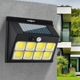 thumbnail image 1 of TOOPTY Solar Motion Sensor Security Light - IP65 Waterproof Wall Lamp with 270° Detection, Auto-Dimmable Outdoor Lighting for Porch Garage, 1 of 8