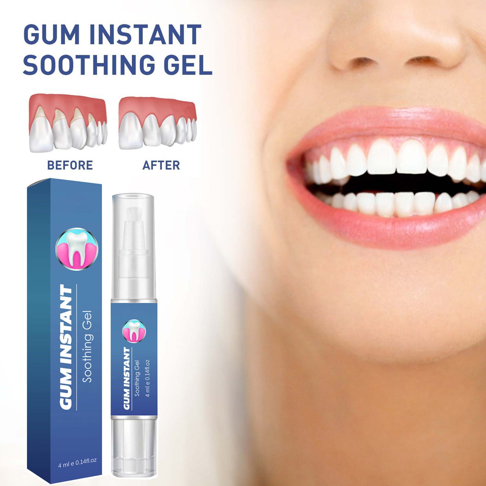 TOOPTY Toothpaste Gel Improves Oral Health And Reduces Sensitivity 4ml ...