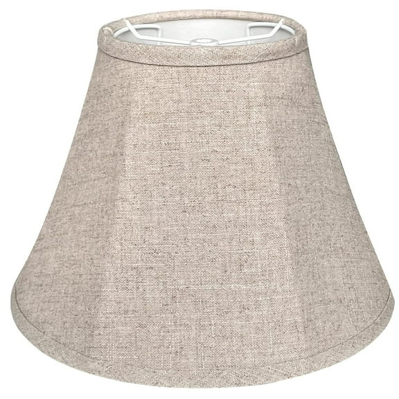 TOOTOO STAR Small Brown Lamp Shade for Table Lamps-Bell Bedside Lampshade