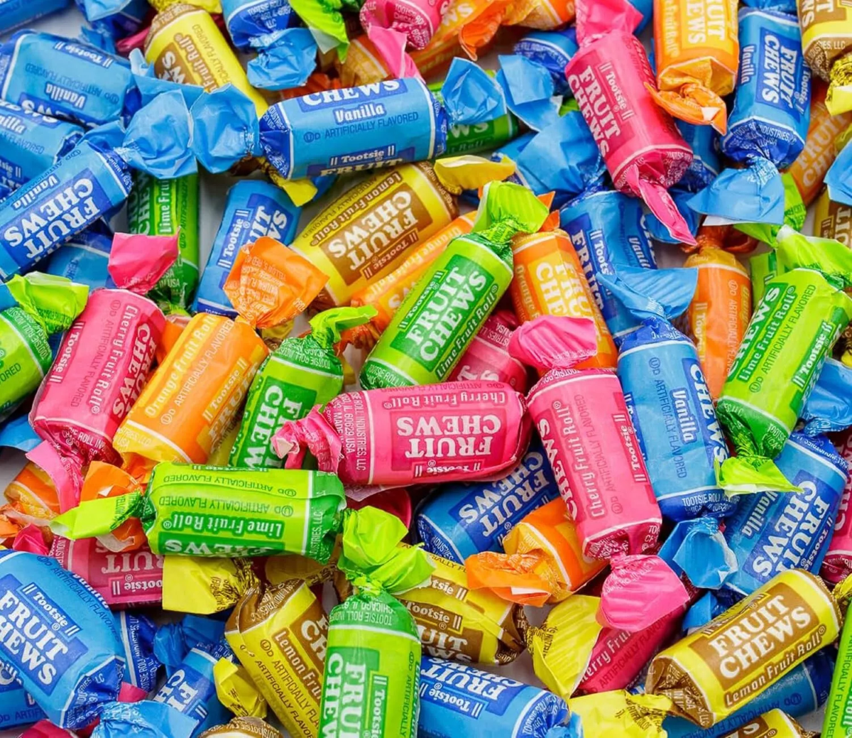 TOOTSIE ROLL Fruit Chews, 5 Assorted Flavors, Individually Wrapped, Bulk & Delicious Candy (5 Pounds)