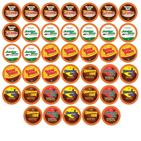 Tootsie Roll Candy Flavored Hot Cocoa Pods, 40 Count