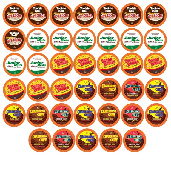 Tootsie Roll Candy Flavored Hot Cocoa Pods, 40 Count