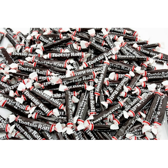TOOTSIE ROLLS JUNIORS Taffy Candy 1 lb - Bulk Tootsie Rolls Candy Bag, Individually Wrapped, Gluten-Free Candy, Chocolate Chewy Candy (42 Pieces)