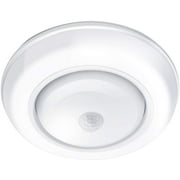TOOWELL Motion Sensor Ceiling Light Battery Operated Wireless LED Closet Light White 180 Lumen Indoor