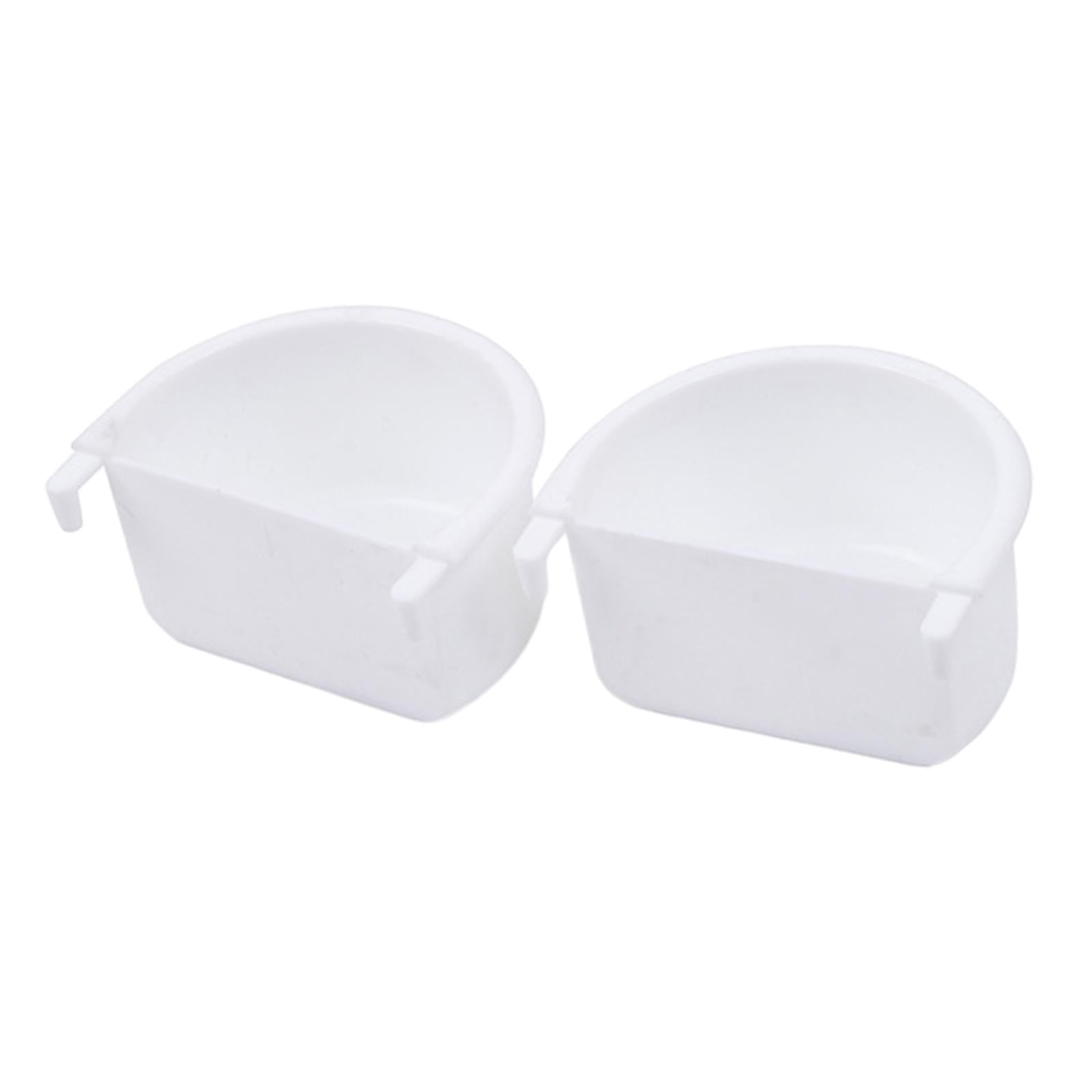 Image showcasing TOOYFUL 2 Pieces Bird Feeding Dish Parrot Cage Feeder, Feeding Bowl ...