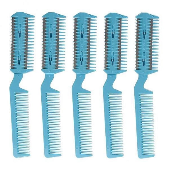 TOOYFUL 2x5x Comb Hair Cutter Comb Double Edge Hair Thinning Comb Pcs