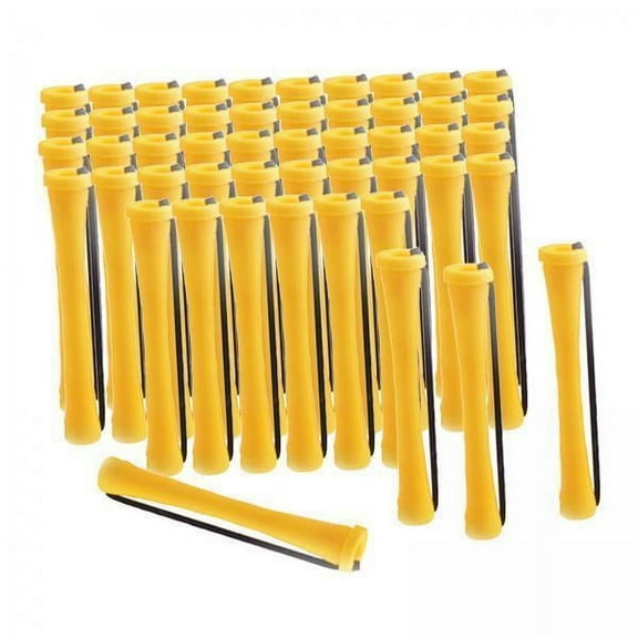 TOOYFUL 6xCurl Cold Wave Perm Rods Curling Hair Curly Wavy Rod Set Women Girls 50Pcs 0.7cm